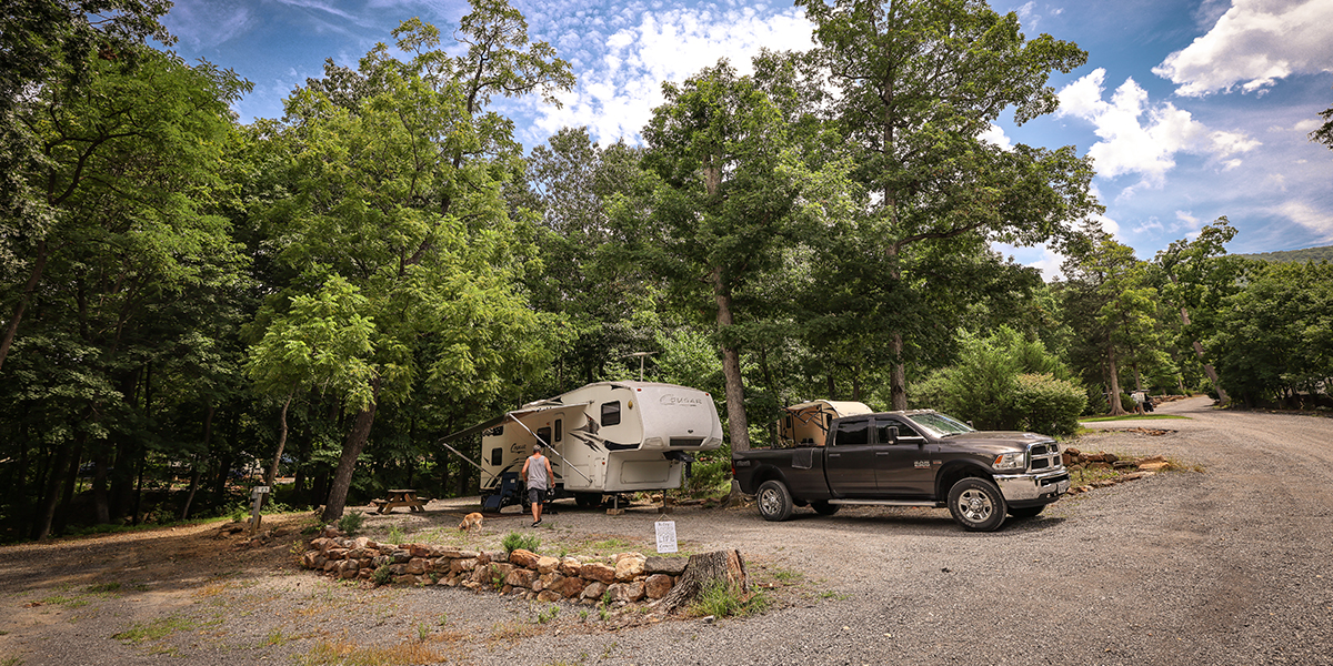 Rv Site at Endless Caverns RV Resort
